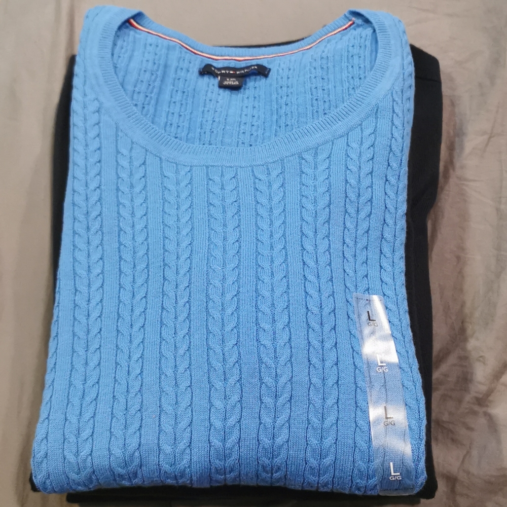 Ladies Tommy Hilfiger round Neck Knit Sweater